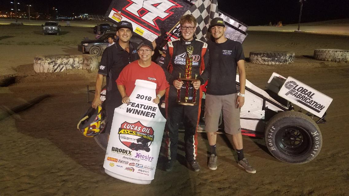 Chris Martin Breaks Through With The Lucas Oil American Sprint Car Series In Wyoming