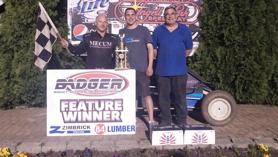 "Ray repeats at Angell Park"    "Probst captures The Badger State Midget Showdown Crown”