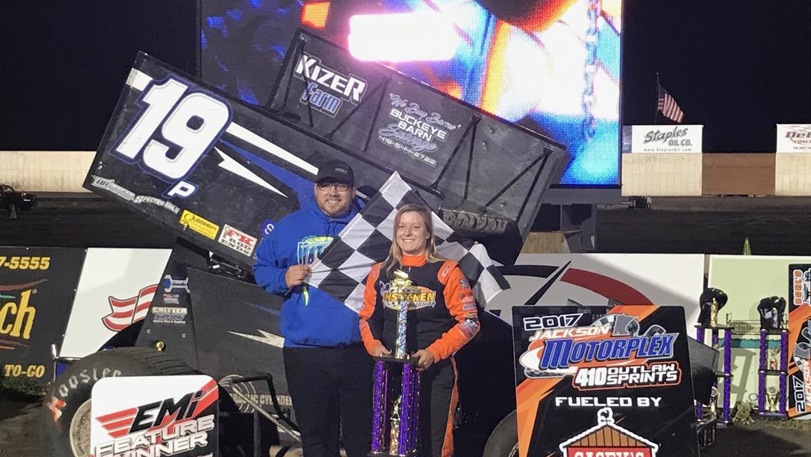Polyak, Geldner, Menk, Clinton and Looft Visit Victory Lane During Full Tilt Performance Night at Jackson Motorplex
