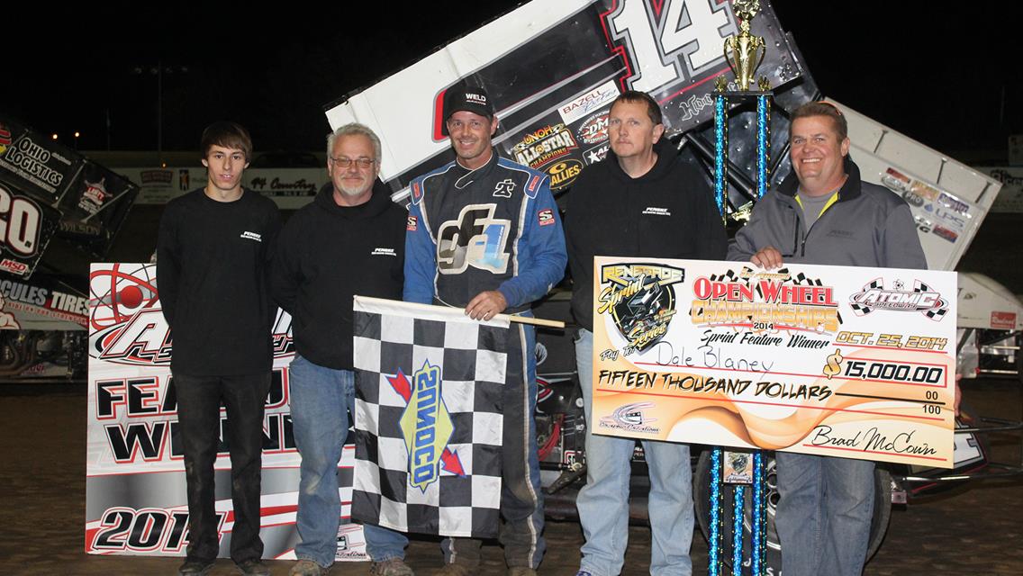 Blaney Bests Stout Field to Claim $15,000 During Renegade Sprints Open Wheel Championships