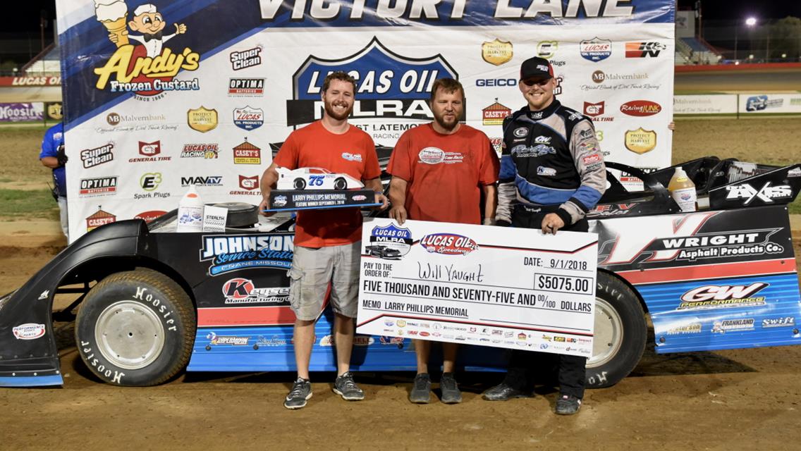 Vaught wins Larry Phillips Memorial at Lucas Oil Speedway