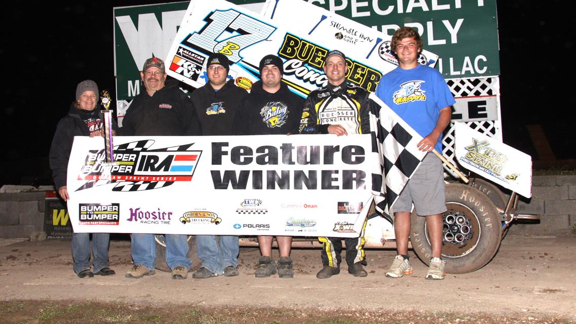 BALOG ASCENDS TO TOP OF ALL-TIME IRA WIN LIST WITH BEAVER DAM VICTORY!