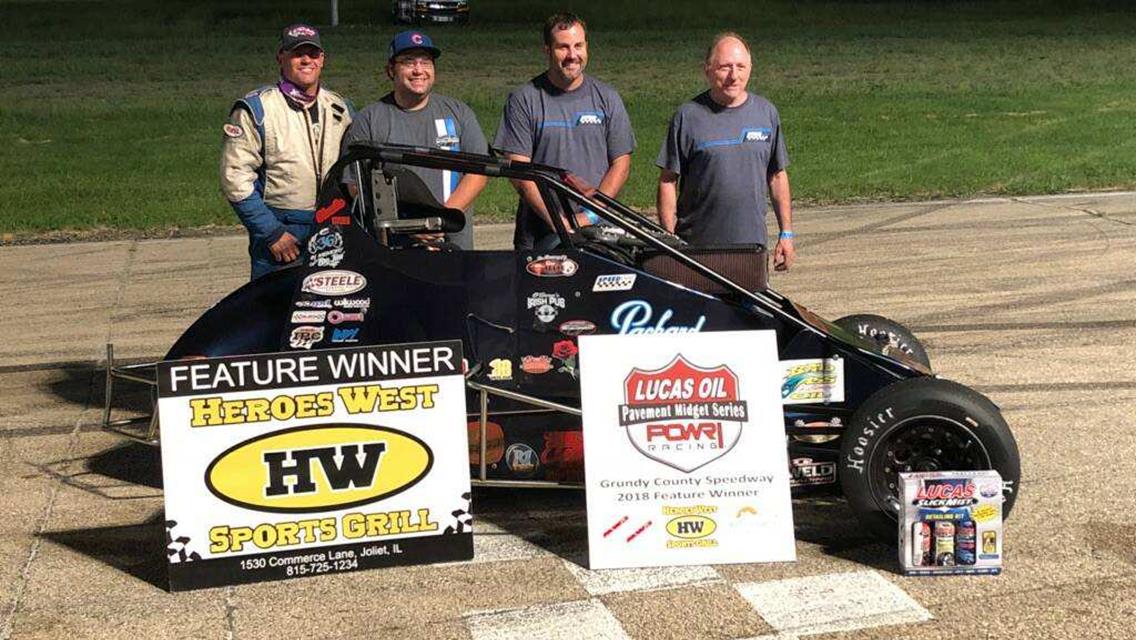 Jimmy Anderson Wins the Inaugural POWRi Pavement Race