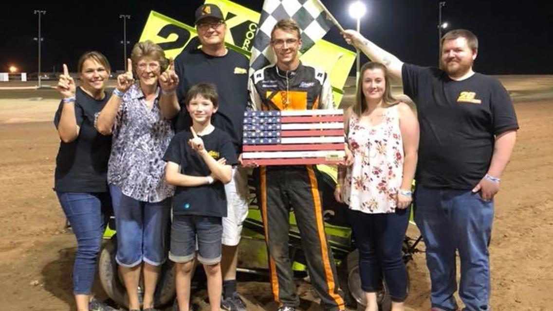 Jarrett Martin Earns Seventh Micro Sprint Victory of Season