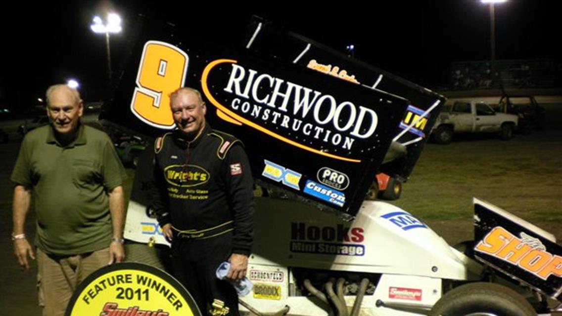 Gary Wright kicked off the Smiley's Racing Products ASCS Gulf South Region "Memorial Day Classic" weekend triple by winning Friday night's 25-lap feature at Golden Triangle Raceway Park in Beaumont, TX. (ASCS Gulf South photo)