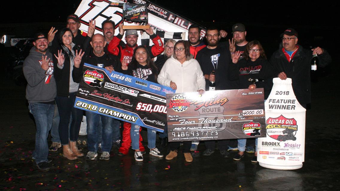 Hafertepe Caps Championship Weekend With Fall Fling Victory at Creek County Speedway