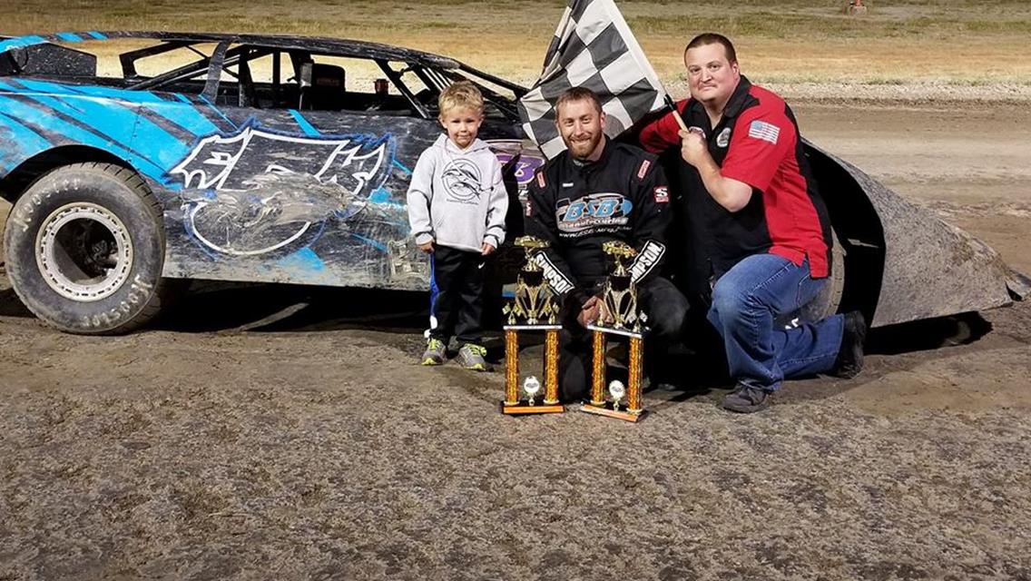 Kirchoff and Smith Split Wild West Late Model Tour Wins at BMP Speedway; Lorenz, Wheeler, Fowler, Mass and Moore Also Victorious