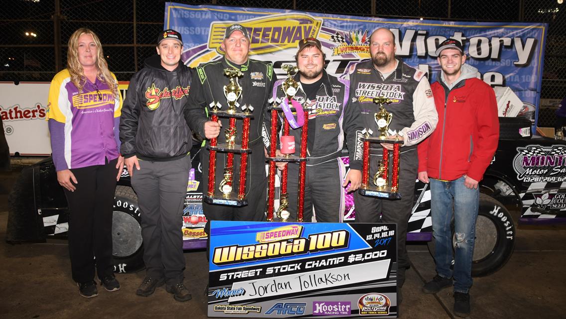 Tollakson takes Street Stock title at WISSOTA 100
