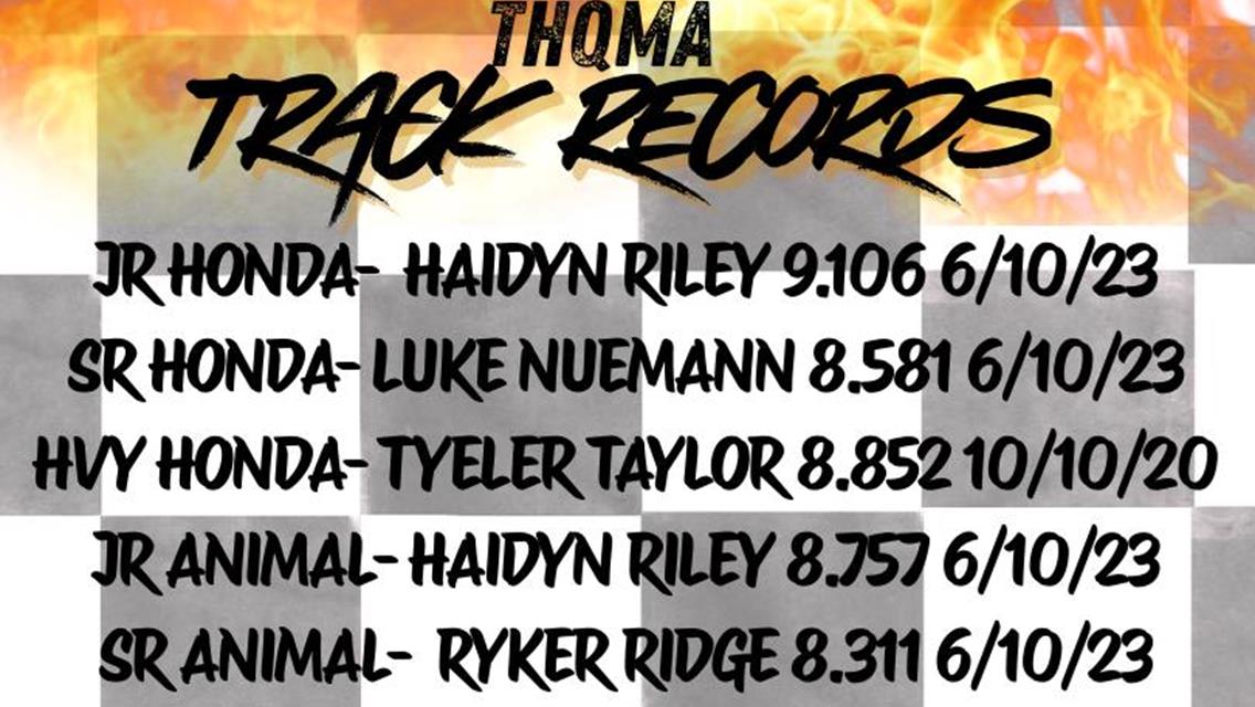 New Track Records!