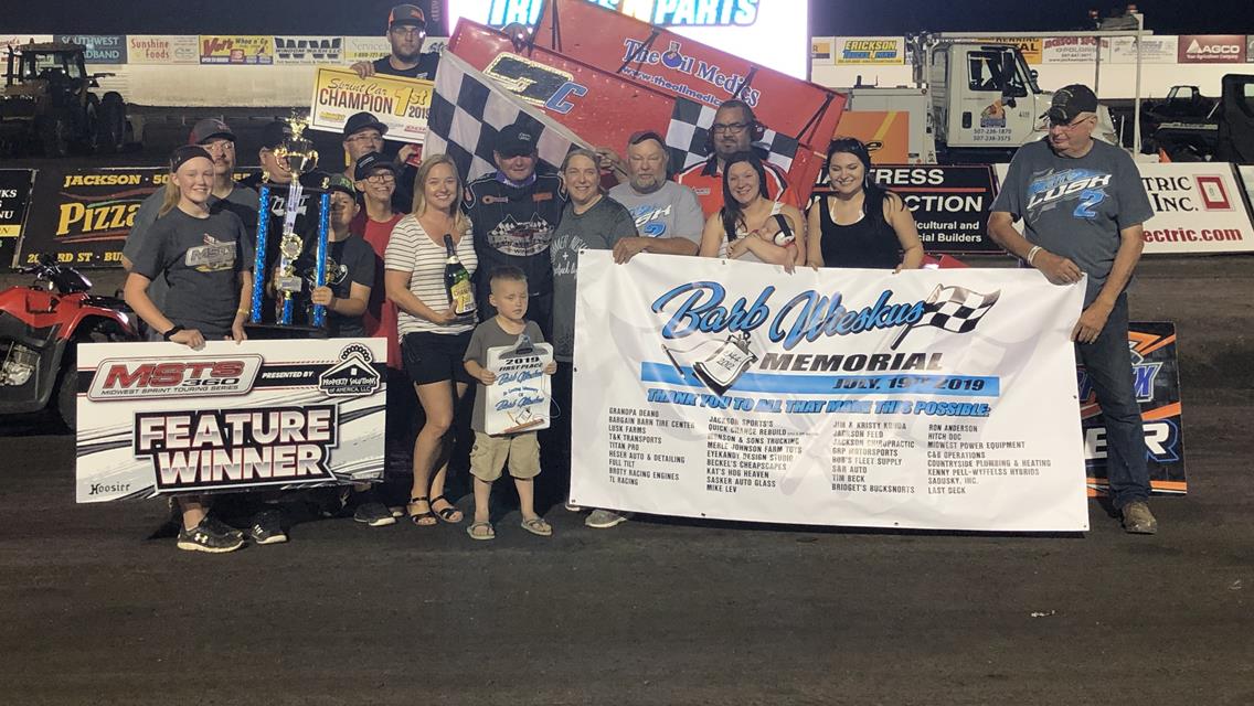 Johnson, Amdahl and Halverson Capture Livewire Printing Company Night Victories at Jackson Motorplex