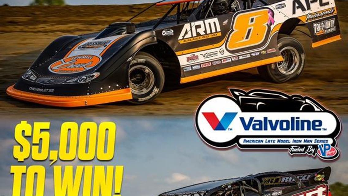 Attica, Butler &amp; Eldora Speedway Await Valvoline American Late Model Iron-Man Series on Labor Day Weekend