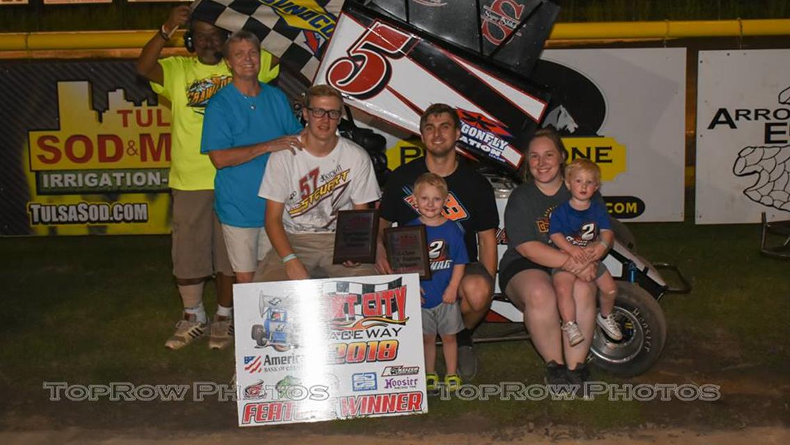 Flud, Carroll, Andrews, Mahaffey and Mosley Capitalize at Port City Raceway
