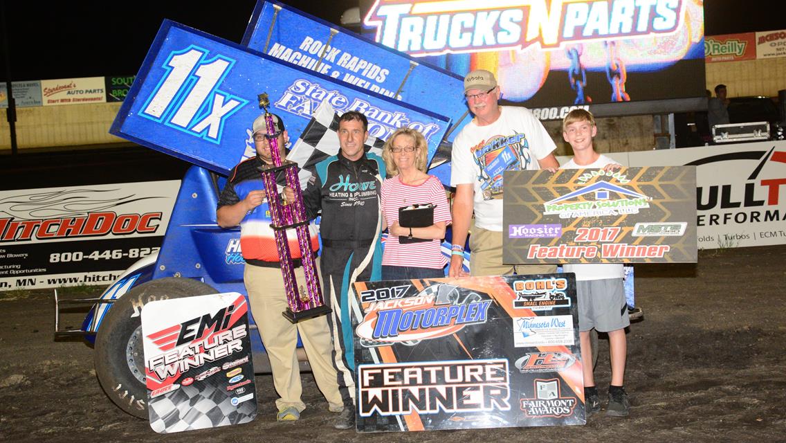 Bakker, Ballenger, Beckendorf, Looft and Clinton Score Wins During Big Night at Jackson Motorplex