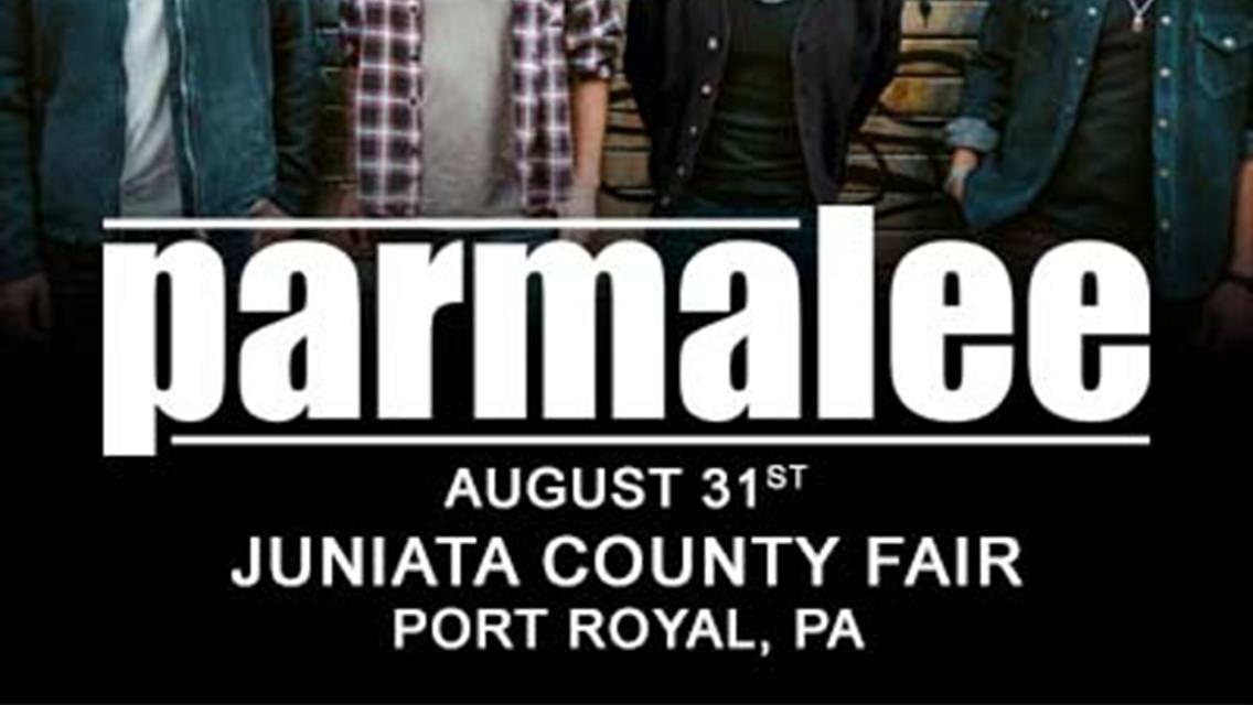 Parmalee Set to Rock the Juniata County Fair at Port Royal Speedway on August 31st