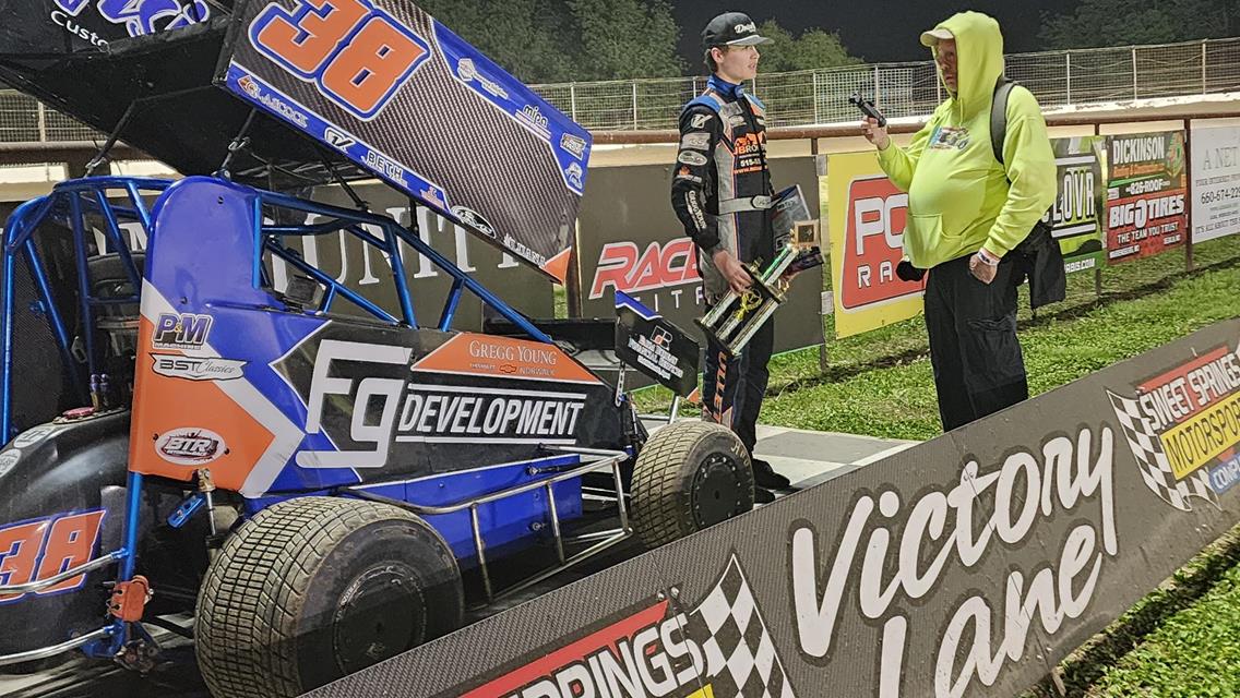 Brantley "The Bullet" Tjaden Breaks Through with First Career NOW600 National Victory at Sweet Springs