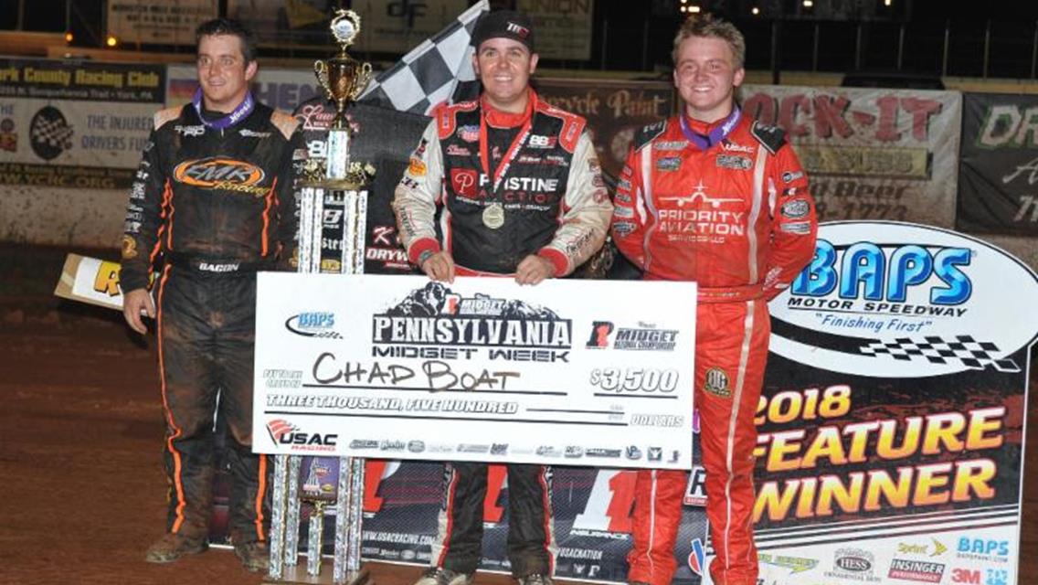 Boat prevails in PA Midget Week finale at BAPS