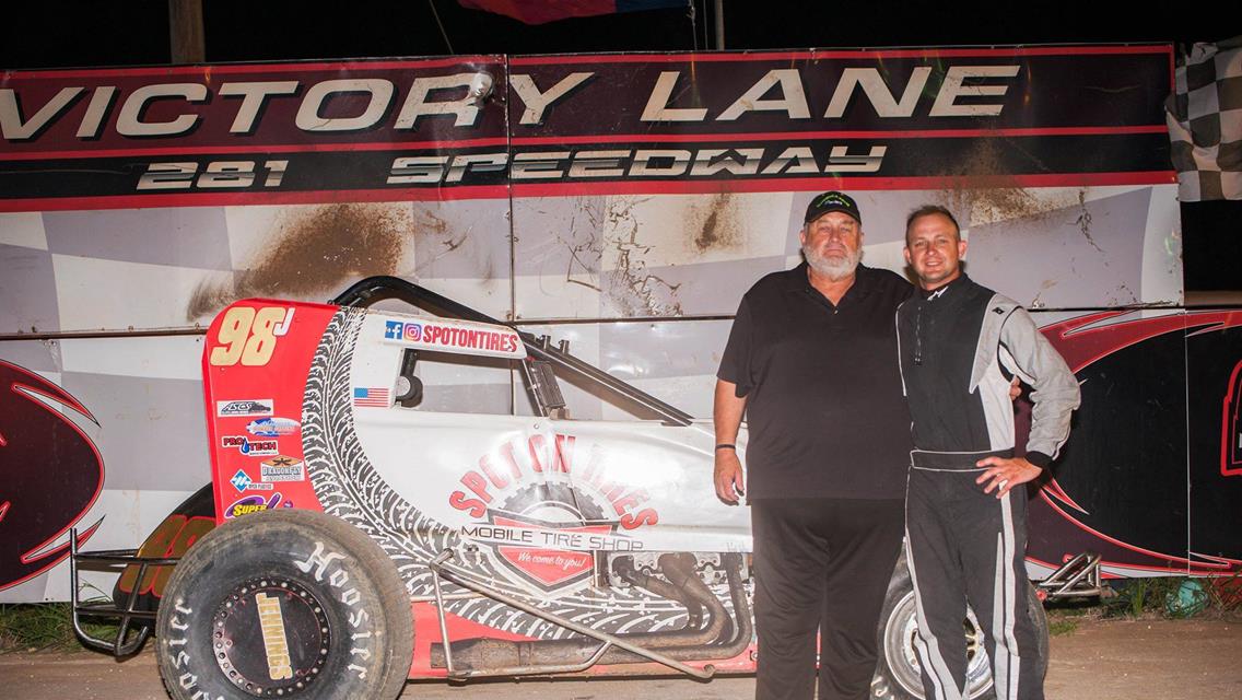 Jarrod Jennings Grabs First Career ASCS Elite Non-Wing Victory At 281 Speedway