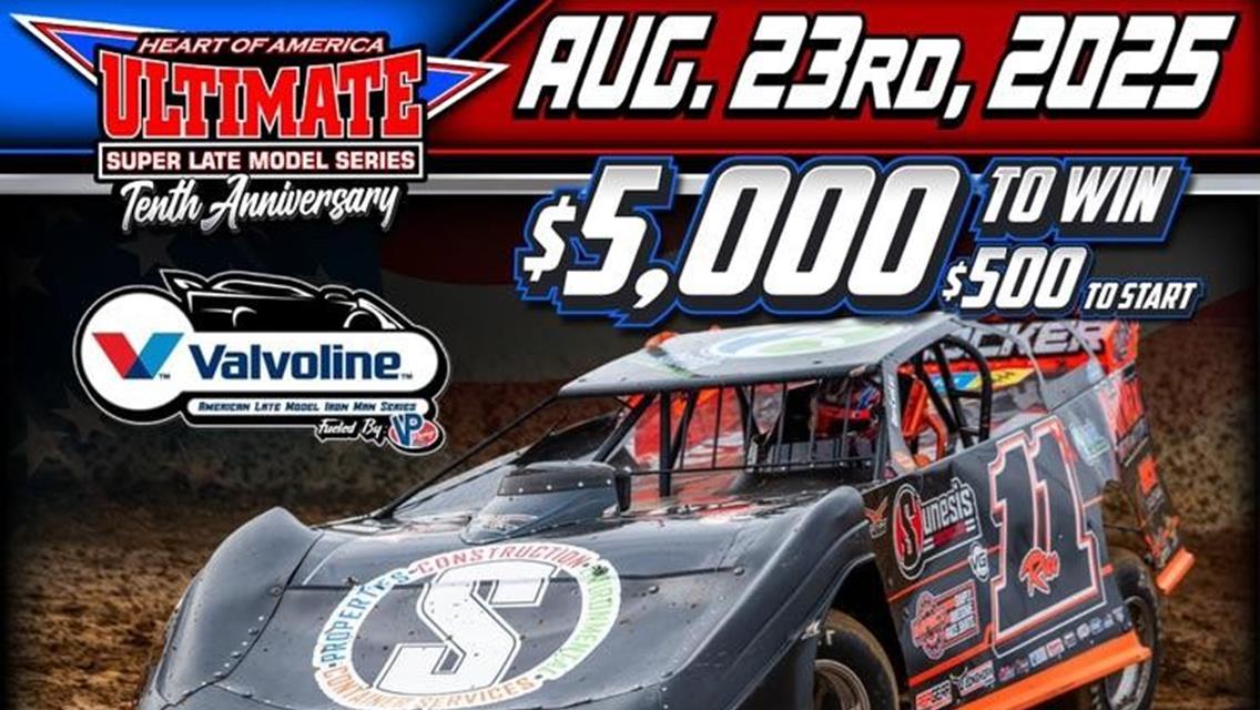 Valvoline American LM Iron-Man Series & Ultimate HoA Set to co-sanction Atomic on August 23