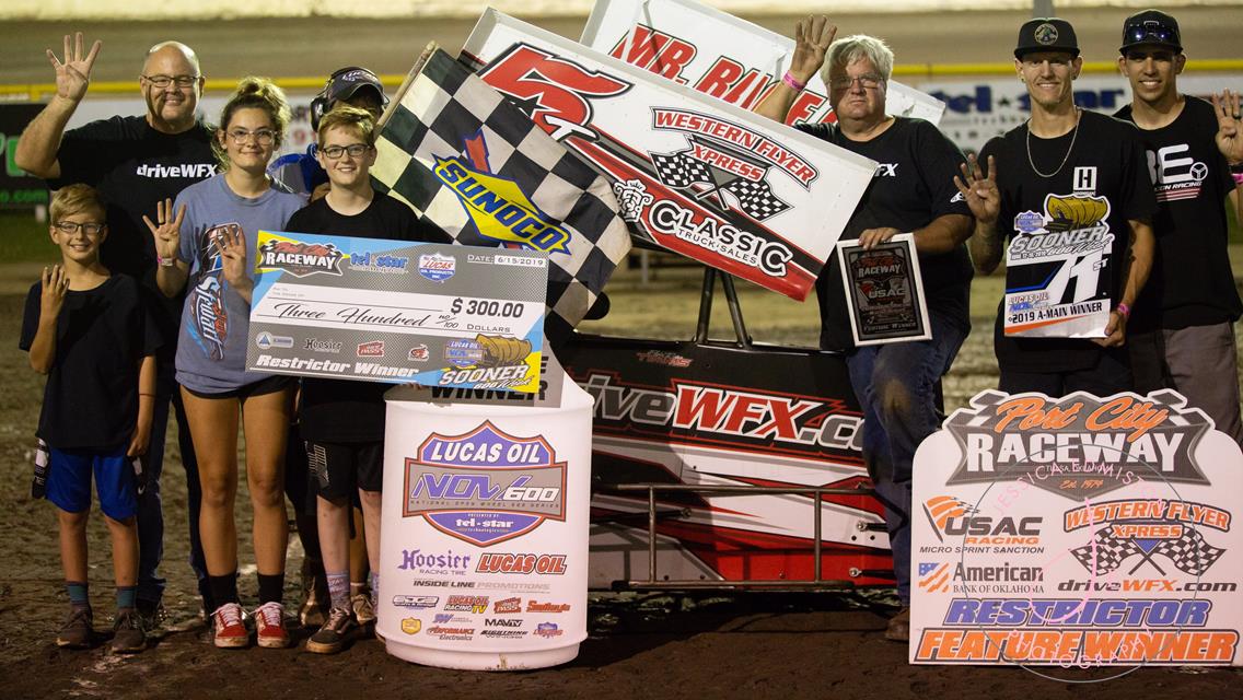 Newell, Flud and Timms Earn Lucas Oil NOW600 Series Wins During Sooner 600 Week Race at Port City Raceway