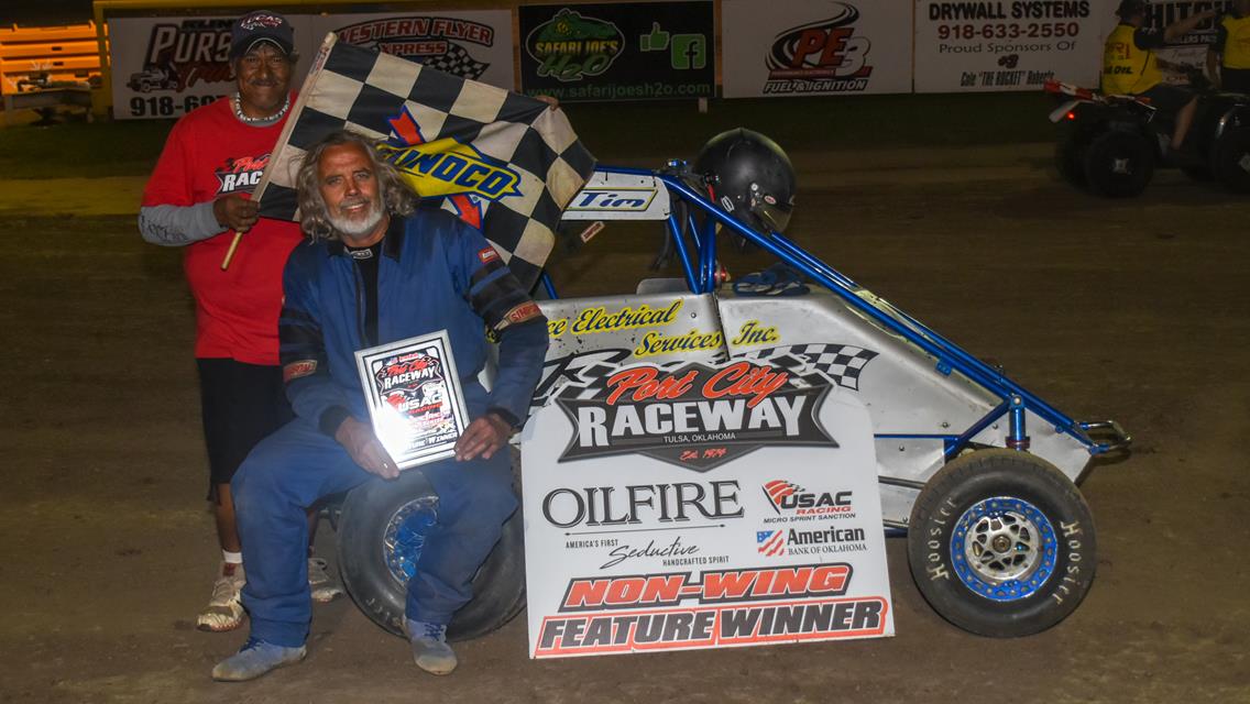 Rosario, Greene, Lee, Jewsbury, Nicholson, Scheulen and McClelland Race to USAC Weekly Wins at Port City Raceway