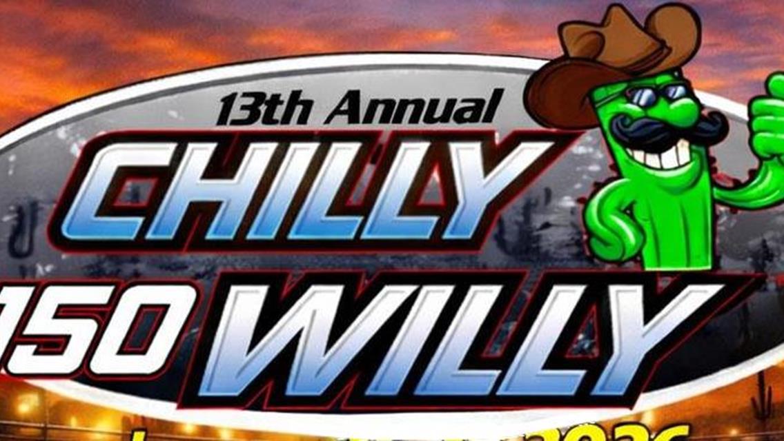SPEARS Cars Tour West Pro Late Models Join 2026 Chilly Willy 150 Weekend
