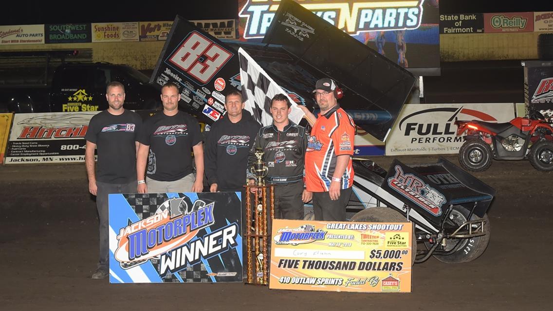 Eliason, Forbrook and Halverson Victorious During Great Lakes Shootout to Kick Off Season at Jackson Motorplex