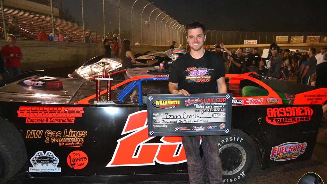 Brian Cronk Gets Coors Clay Cup Victory; Winebarger, Rash, And Winkler Also Willamette Winnersay Cup Victory; Winebarger, Rash