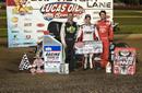 GRANT GRABS LUCAS OIL SPEEDWAY WIN