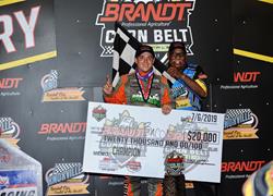 BACON BANKS $20,000 IN DOMINATING