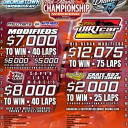 Big Weekend of Racing, Family Fun & Festivities Set for Georgetown Speedway! General Refrigeration Company Mid-Atlantic Championship Presented by Mill
