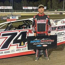 Ethan Dotson led the way in the Cotton Pickin' prelim at Magnolia Motor Speedway (Columbus, Miss.) on Friday, October 11.
