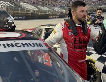 Chad Finchum at the Food City 300 at Bristol (Tenn.) Motor Speedway on Friday, Sept. 15.