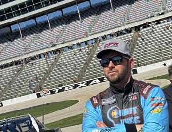 Chad in action in the MBM Motorsports No. 66 at Texas Motor Speedway.