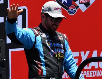 Chad in action in the MBM Motorsports No. 66 at Texas Motor Speedway.