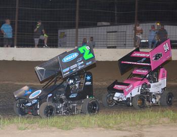 Garrett Benson #2B and Sophie Frazier #94