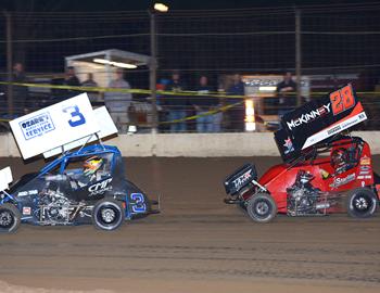 Ayrton Gennetten #3 and Gunner Ramey #28
