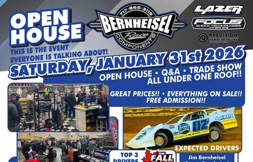 Bernheisel Race Components Open House Set for January 31st
