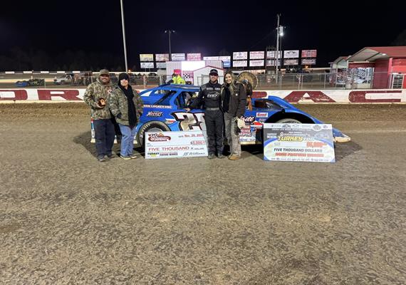 Ivey pockets $5,000 victory in Turkey 100 weekend at Swainsboro Raceway