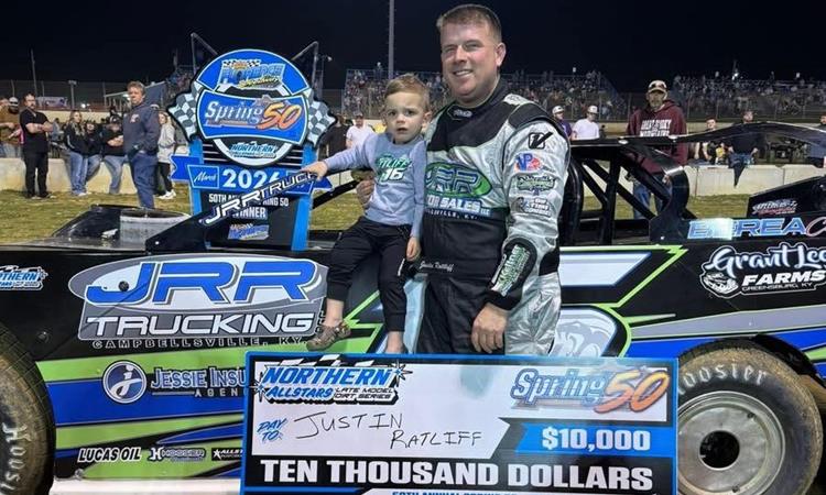 Justin Rattliff Marches to Spring 50 Victory at Florence Speedway