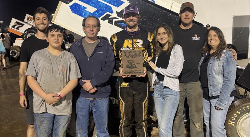 Karklin Earns 1st Career Port Royal Speedway Win in Exciting But