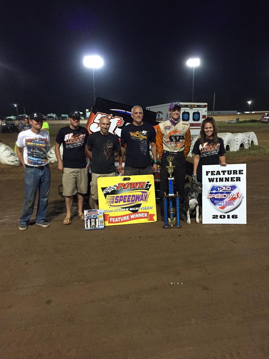 Miller Wins at I-30 Speedway