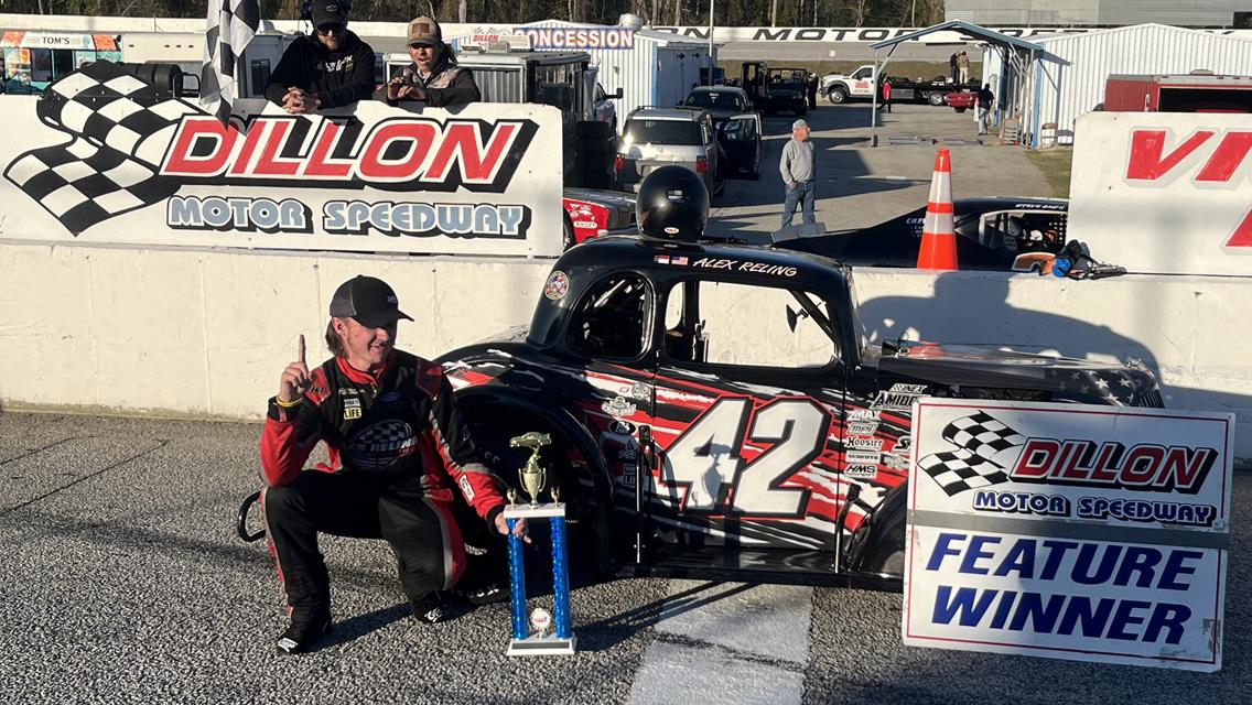 WINNER WINNER at Dillon Motor Speedway 2024 season opener