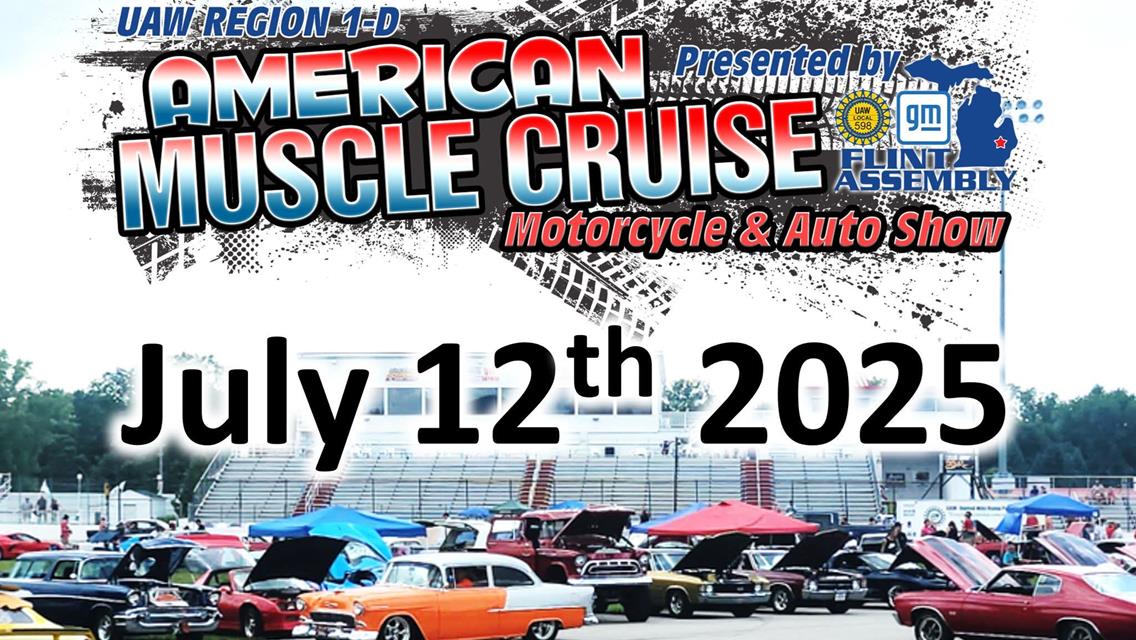 Rain wins again!  Double features and autograph night set for July 11th at Birch Run Speedway