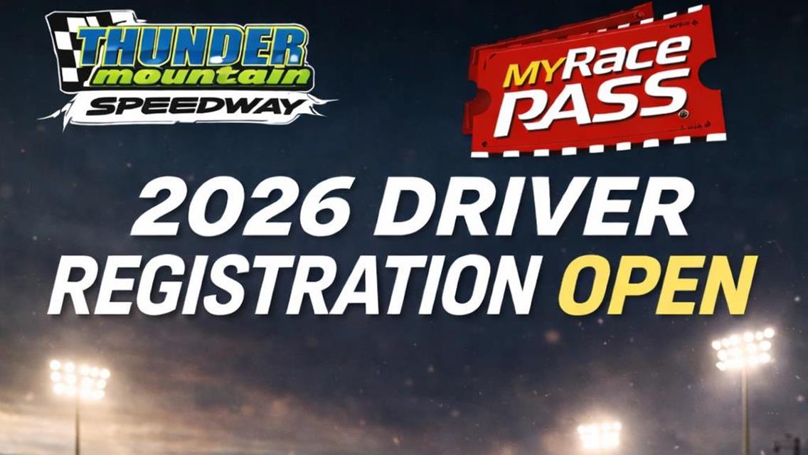 2026 Driver Registration Open
