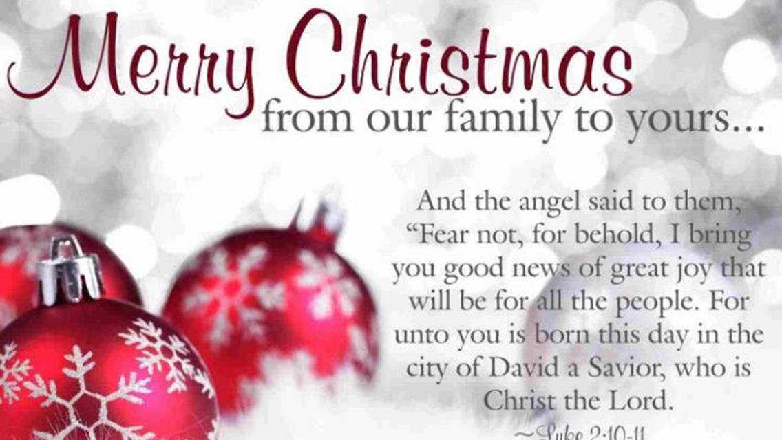 Merry Christmas from Heart O&#39; Texas Speedway